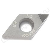 DCGW070202F00000N-A028 DMB2013 пластина для точения с одной напайкой из PCD