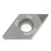 DCMW070202F00000N-A028 DMB2018 пластина для точения с одной напайкой из PCD