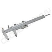 1233-130 Штангенциркуль нониусный ЩЦ-1 0-130 мм, 0.02 мм, губки 40 мм