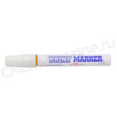 Маркер-краска MunHwa по металлу, желтая, 4 мм, нитро-основа (лаковый painting marker)