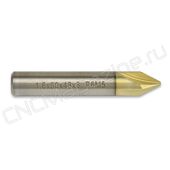 1.6x60x48x8 Р6М5 ZrN зенковка, цилиндрический хвостовик