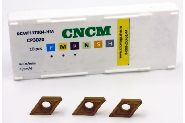 DCMT11T304-HM CP3020 пластина для точения