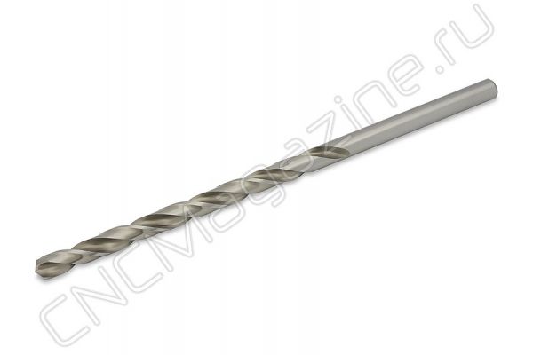 Сверло по металлу длинное 10,5 мм (10,5x121x184 Р6М5 HSS DIN340 А1) 822010501