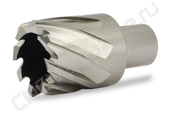 Корончатое сверло по металлу HSS 18x25 СКС 594-18-W19 МИОН, Weldon 19