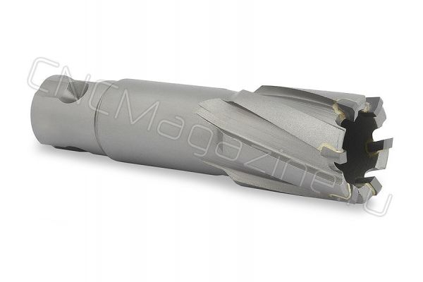 Корончатое сверло по металлу KORNOR TCT 28x55 мм, с твердосплавными зубьями, one-touch