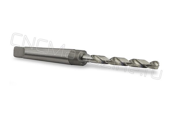 Сверло с коническим хвостовиком конус Морзе №1, 7.5 мм (7.5x69x150 HSS DIN345) 170007501