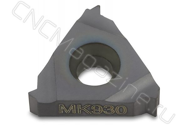 16ER1.5ISO MK930 пластина резьбовая твердосплавная, метрическая резьба полный профиль 60°