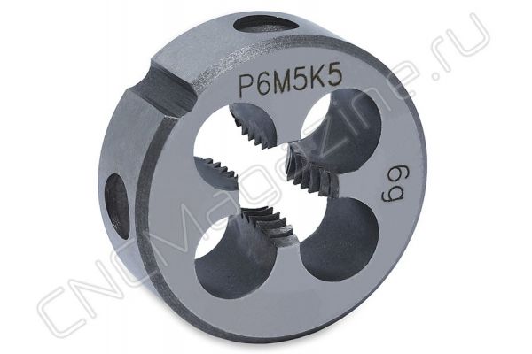 Плашка круглая для метрической резьбы М8х0.75 д25 ISO2568 Р6М5К5 (HSS-E)