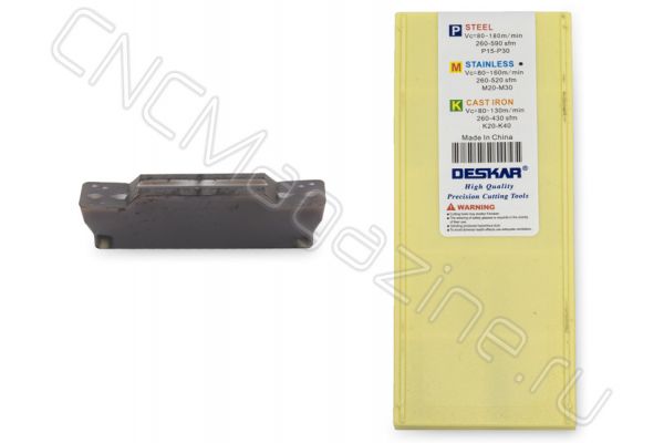 MGMN500-M LF6018 пластина для отрезки и точения канавок