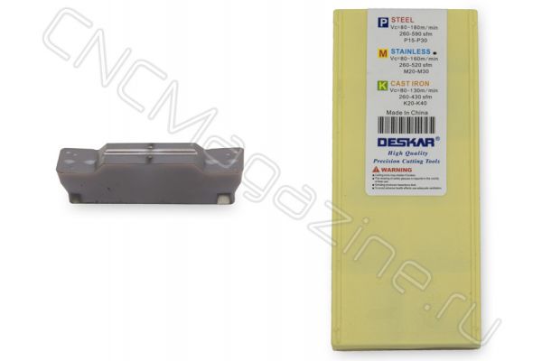 MGMN600-M LF6018 пластина для отрезки и точения канавок