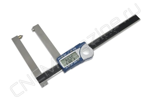 Штангенциркуль цифровой для тормозных дисков ШЦЦСА 0-150 мм, 0"-6"; 0.01 мм