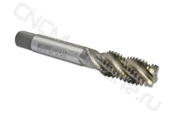 Метчик 5/8"-11 UNC HSS-E со спиральной канавкой 38° (W02UNC058)