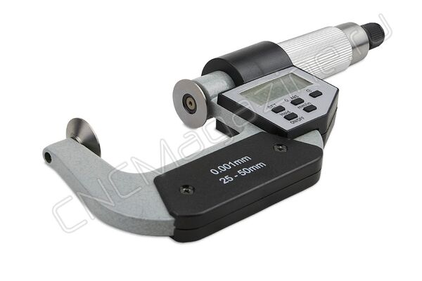 Микрометр цифровой зубомерный дисковый МЗЦ-50 25-50 мм, 0.001 мм
