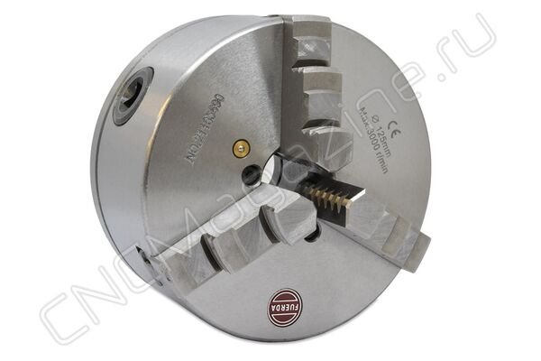 Трехкулачковый токарный патрон K11-125/D3 CAMLOCK FUERDA