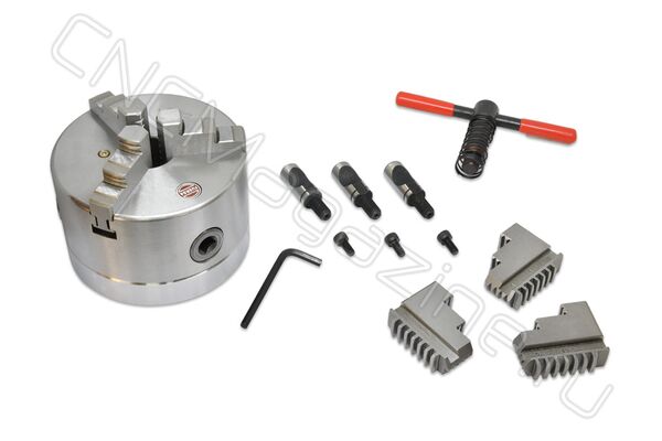 Трехкулачковый токарный патрон K11-125/D4 CAMLOCK FUERDA