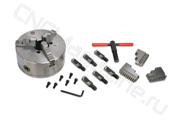 Трехкулачковый токарный патрон K11-200/D6 CAMLOCK FUERDA