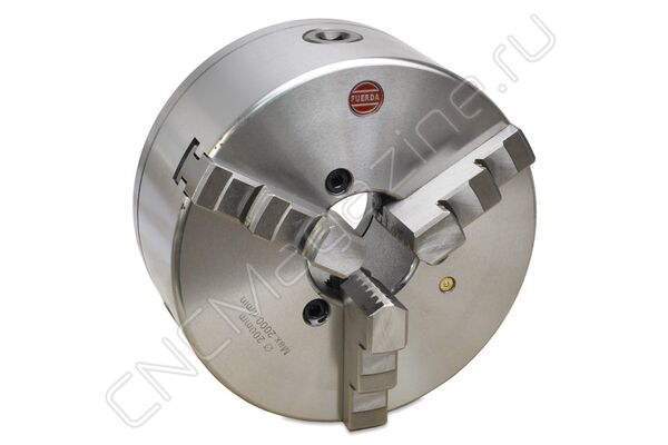Трехкулачковый токарный патрон K11-200/D6 CAMLOCK FUERDA
