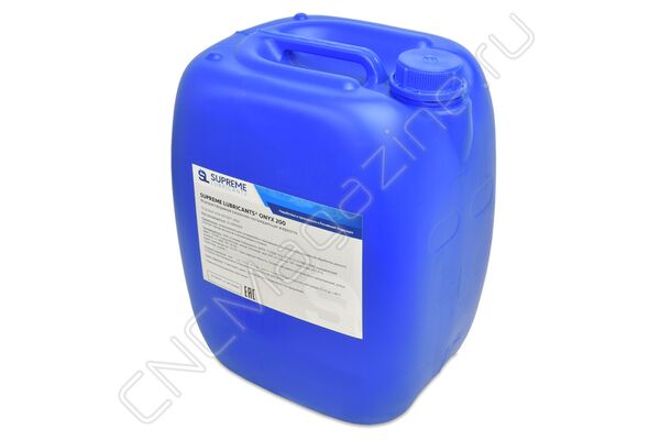 Жидкость смазочно-охлаждающая (водорастворимая) Supreme Lubricants ONYX 200 20 литров
