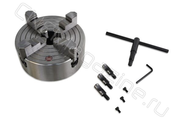 Четырехкулачковый токарный патрон K72-200/D4 CAMLOCK FUERDA