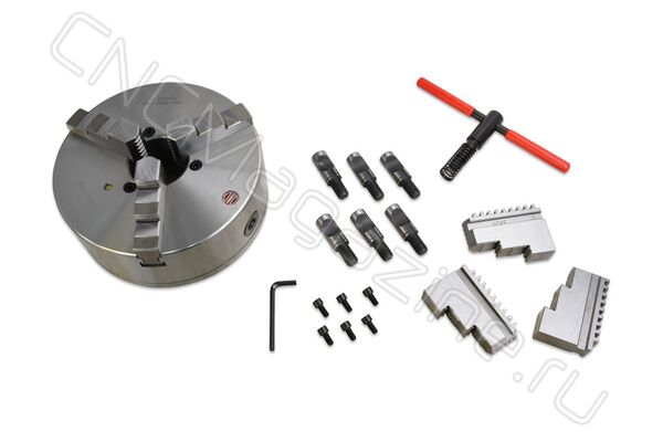 Трехкулачковый токарный патрон K11-250/D6 CAMLOCK FUERDA