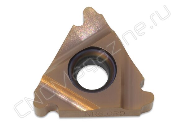 22NR6RD DM415 пластина резьбовая твердосплавная, Круглая резьба RD 30° DIN 405