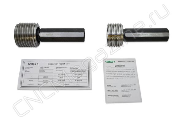 4130-52 Калибр-пробка резьбовая M52x5 ПР-НЕ