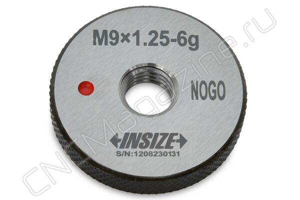 4120-9N Калибр-кольцо резьбовое M9x1.25 НЕ