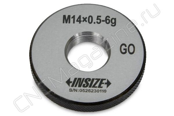 4129-14G Калибр-кольцо резьбовое с мелким шагом M14x0.5 ПР