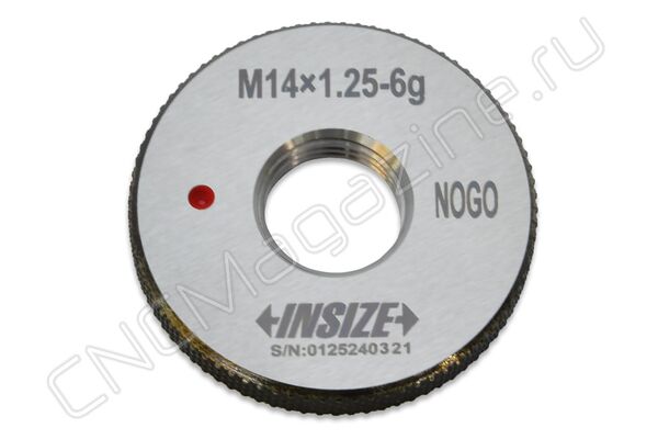 4129-14QN Калибр-кольцо резьбовое с мелким шагом M14x1.25 НЕ