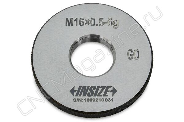 4129-16G Калибр-кольцо резьбовое с мелким шагом M16x0.5 ПР