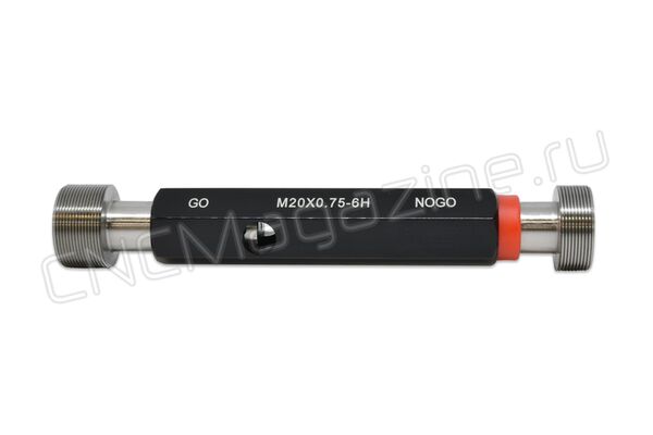 4139-20L Калибр-пробка резьбовая M20x0.75 ПР-НЕ