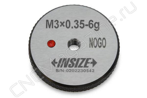 4129-3DN Калибр-кольцо резьбовое с мелким шагом M3x0.35 НЕ