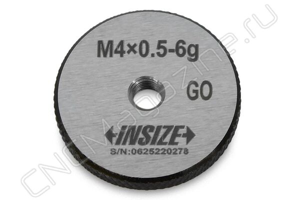 4129-4G Калибр-кольцо резьбовое с мелким шагом M4x0.5 ПР