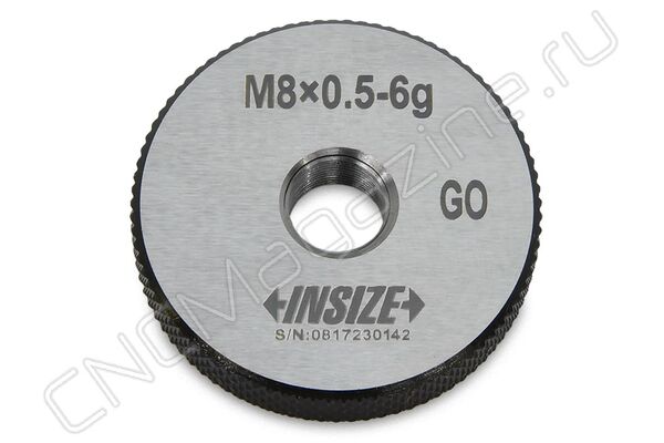 4129-8G Калибр-кольцо резьбовое с мелким шагом M8x0.5 ПР