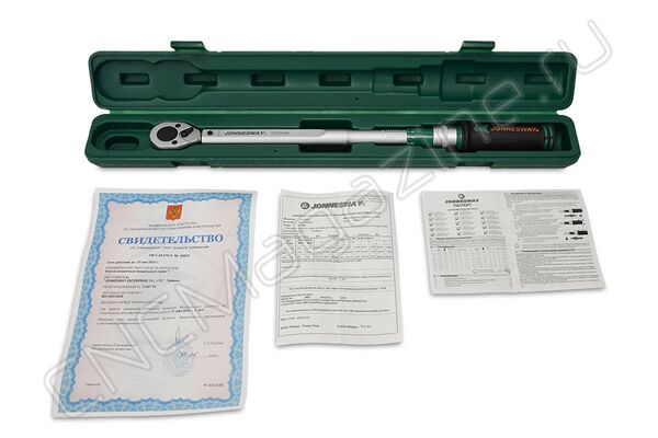 Ключ динамометрический 1/2"DR, 40-200 Нм, щелчковый, T27200N Jonnesway