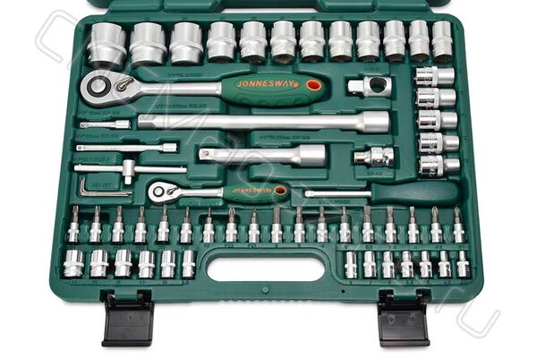 Набор инструмента универсальный 1/4", 1/2"DR, 94 предмета, Jonnesway S04H52494S