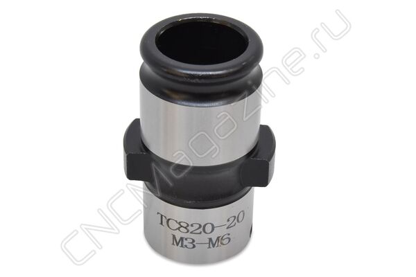 TC820-ф20 Втулка-патрон для плашек M3-M6