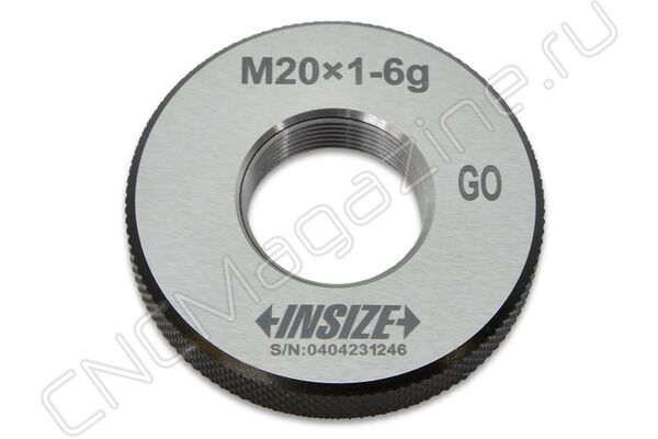 4129-20P Калибр-кольцо резьбовое с мелким шагом M20x1 ПР