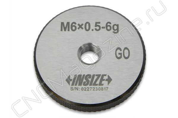 4129-6G Калибр-кольцо резьбовое с мелким шагом M6x0.5 ПР