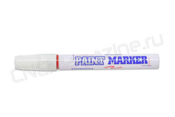 Маркер-краска MunHwa по металлу, красная, 4 мм, нитро-основа (лаковый painting marker)