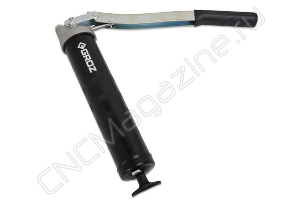 GR42700-G1R/HD/B Профессиональный плунжерный рычажный шприц для смазки, 690 атм, 500 см3, трубка, 150 мм, 1/8" BSPT