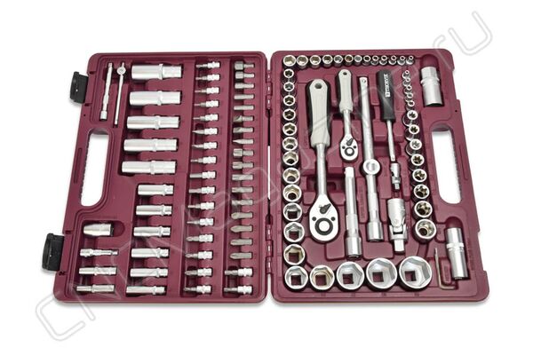 Набор инструмента универсальный 1/4", 1/2"DR, 108 предметов, Thorvik UTS0108