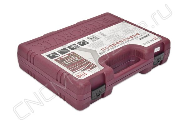 Набор инструмента универсальный 1/4", 1/2"DR, 108 предметов, Thorvik UTS0108