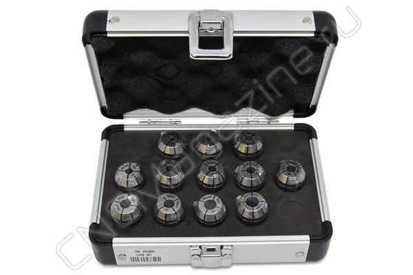 ER20G-12 шт Набор цанг с четырехгранником, JIS, 0.008