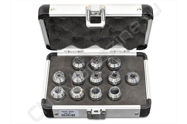 ER20G-12 шт Набор цанг с четырехгранником, DIN376, 0.008