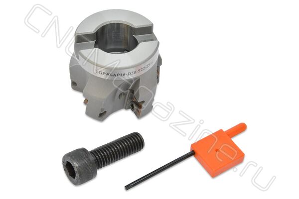 YGF90-AP16-D50-S22-Z5-C фреза торцевая насадная со сменными пластинами