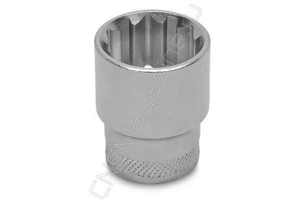 Головка торцевая SUPER TECH 1/2"DR, 23 мм, 29/32", E28 S68H4123 Jonnesway