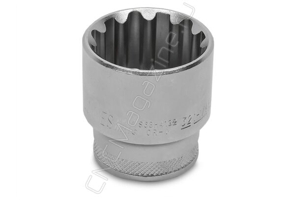 Головка торцевая SUPER TECH 1/2"DR, 32 мм, 1-1/4", E40 S68H4132 Jonnesway