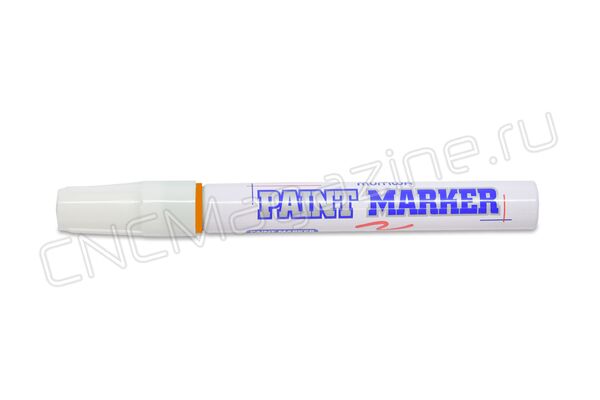Маркер-краска MunHwa по металлу, желтая, 4 мм, нитро-основа (лаковый painting marker)
