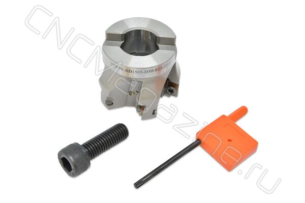 YGF90-AD1505-D50-S22-Z5-C фреза торцевая насадная со сменными пластинами